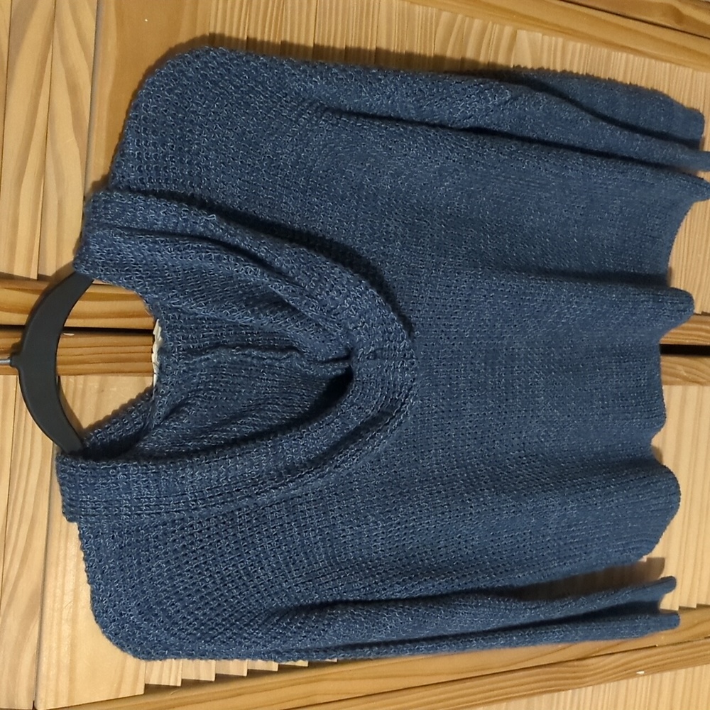 Blue hooded sweater - Picture 2 of 2